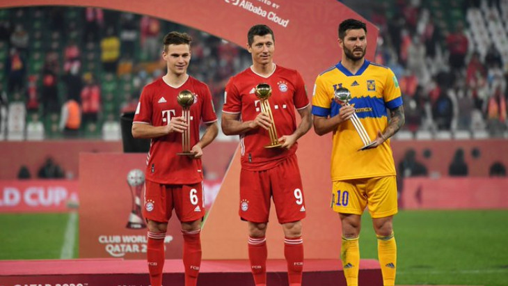 Джошуа Киммих, Роберт Левандовский и Андре-Пьер Жиньяк