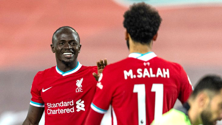 Садио Мане и Мохаммед Салах