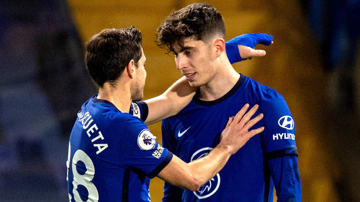 Сесар Аспиликуэта и Кай Хаверц