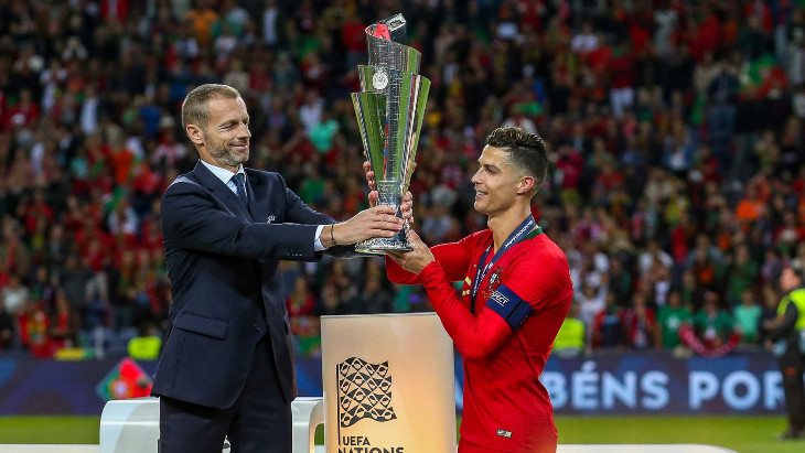 Александр Чеферин И Криштиану Роналду