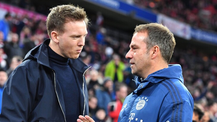 Ханс-Дитер Флик и Юлиан Нагельсманн