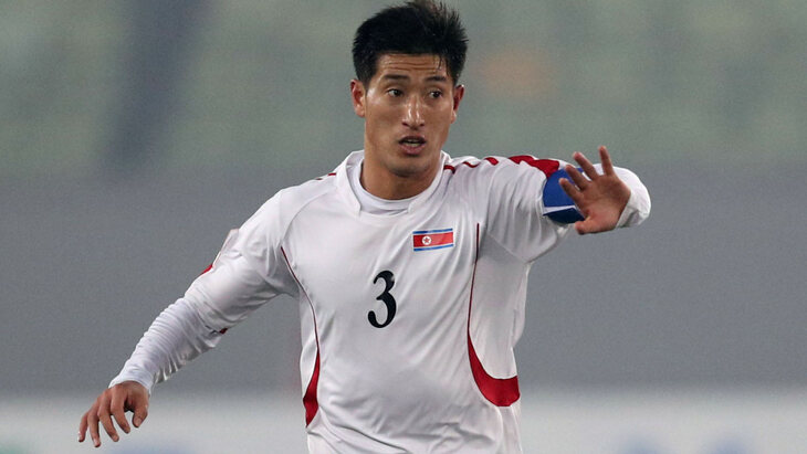 Футболист сборной КНДР