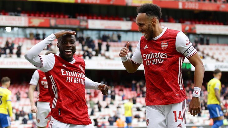 Николя Пепе и Эмерик Обамеянг