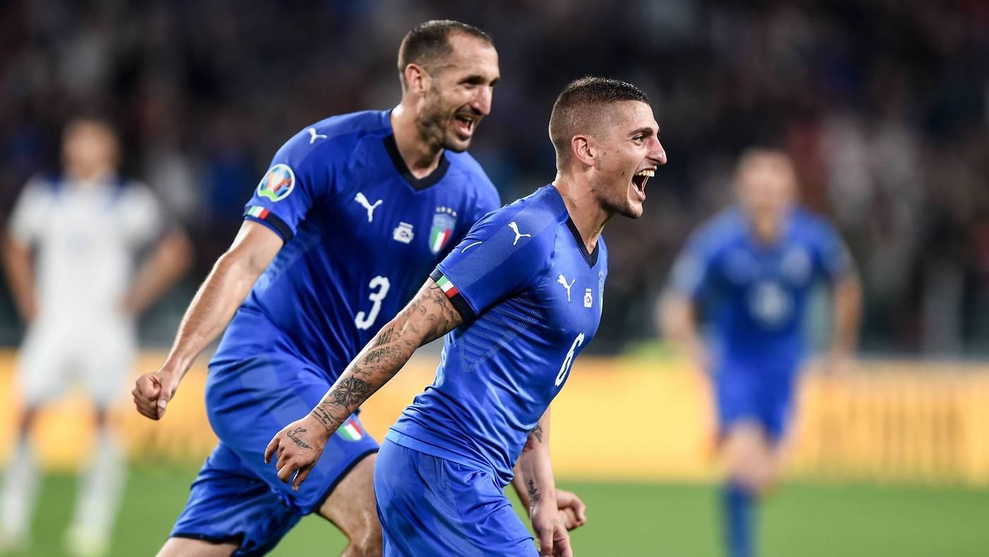 Марко Верратти и Джорджо Кьеллини 