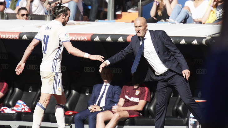 Гарет Бэйл и Зинедин Зидан