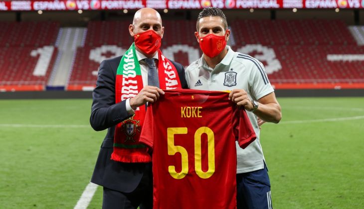 Коке провел 50 матчей за сборную