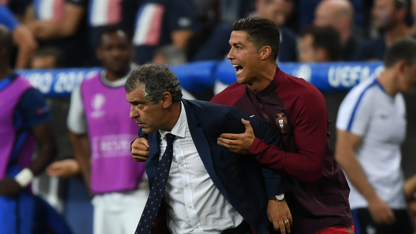 Фернанду Сантуш и Криштиану Роналду