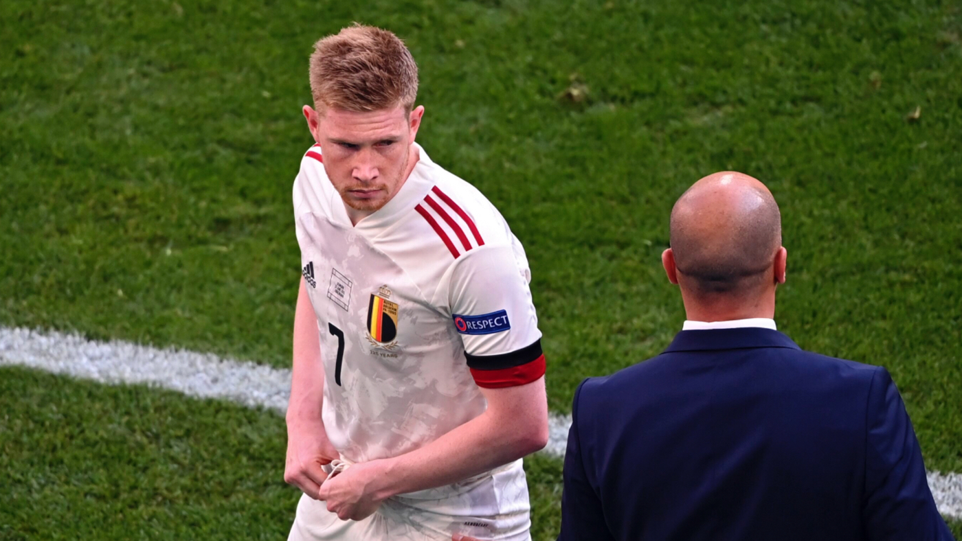 Кевин де Брейне вышел на поле во втором тайме