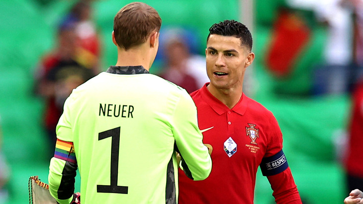 Мануэль Нойер и Криштиану Роналду