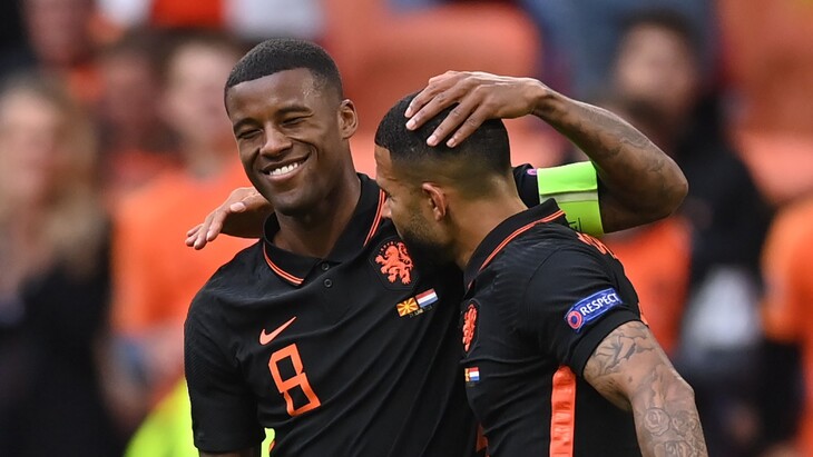 Джорджиньо Вейналдум и Мемфис Депай