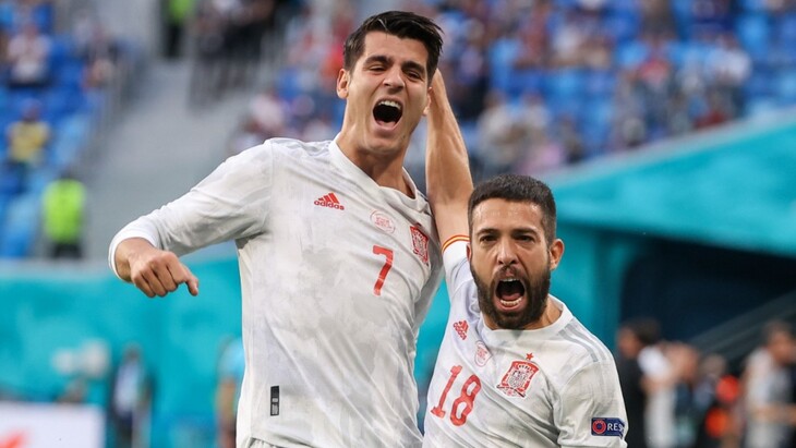 Альваро Мората и Жорди Альба