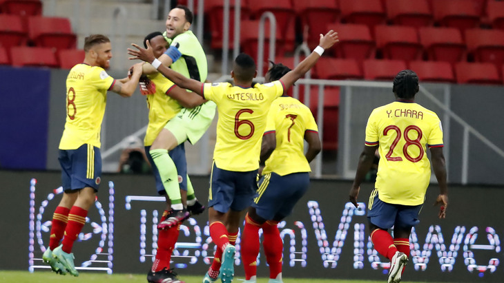 Футболисты сборной Колумбии