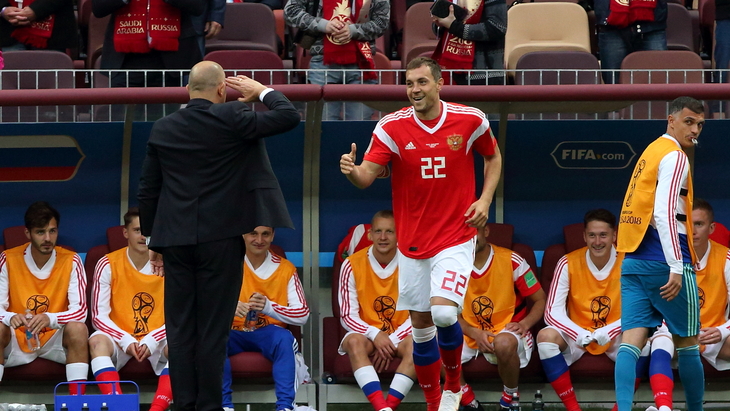 Артем Дзюба и Станислав Черчесов