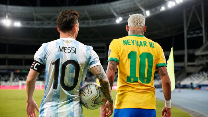 Лионель Месси и Неймар