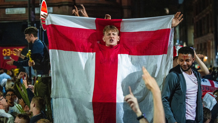 Болельщики сборной Англии