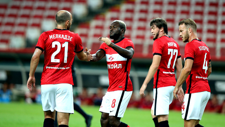 «Спартак» выиграл три матча с общим счетом 13:1