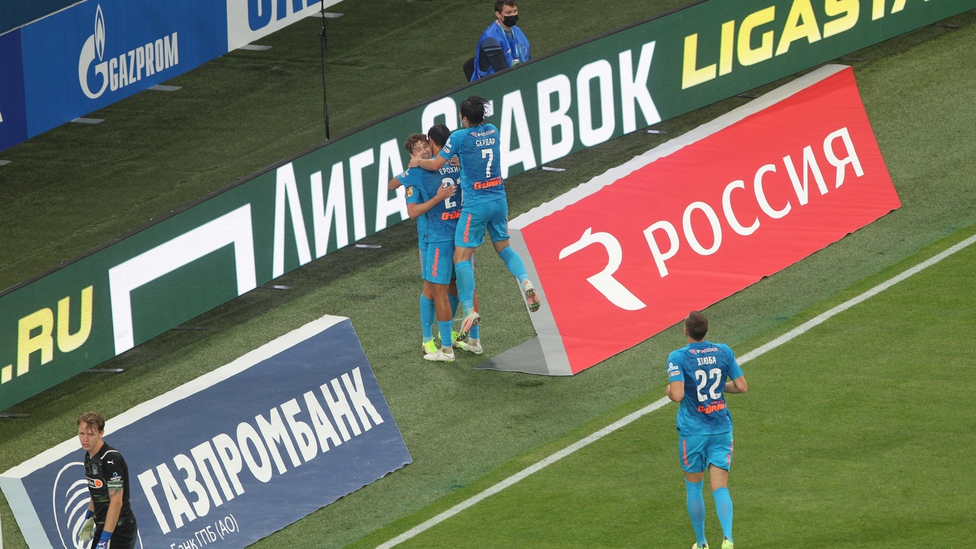 Радость футболистов «Зенита»