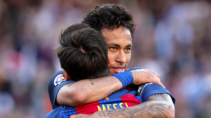 Лионель Месси и Неймар