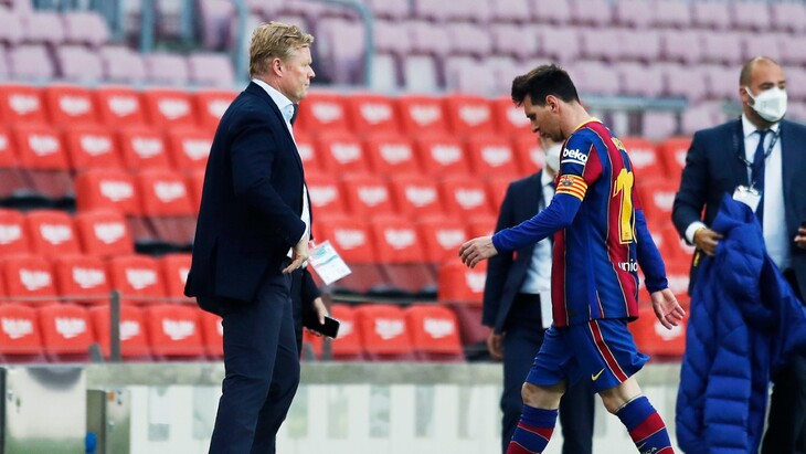 Рональд Куман и Лионель Месси