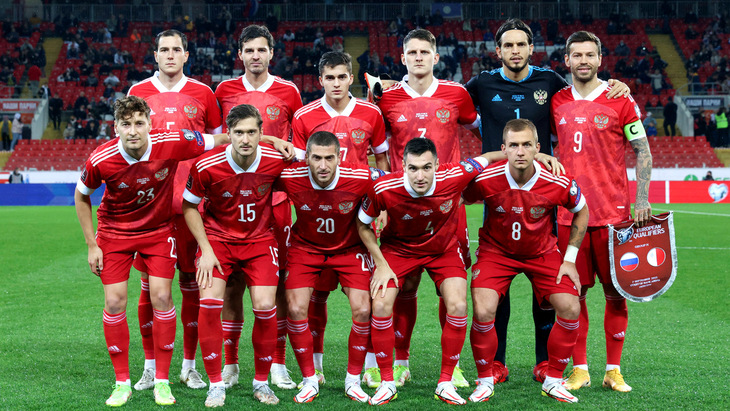 Сборная России перед матчем с Мальтой