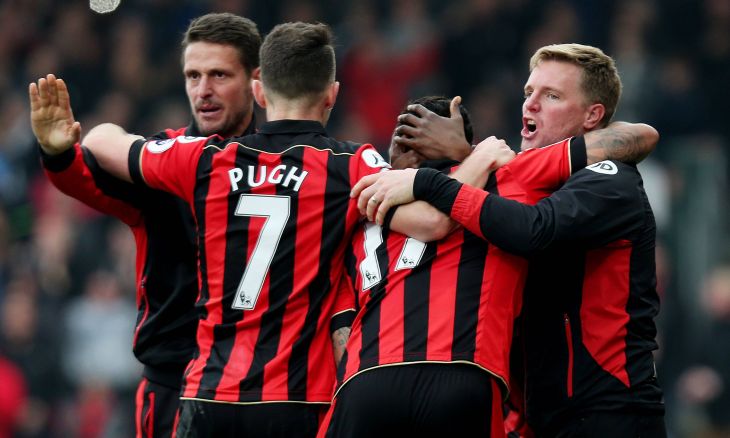 Эдди Хау и игроки «Борнмута»