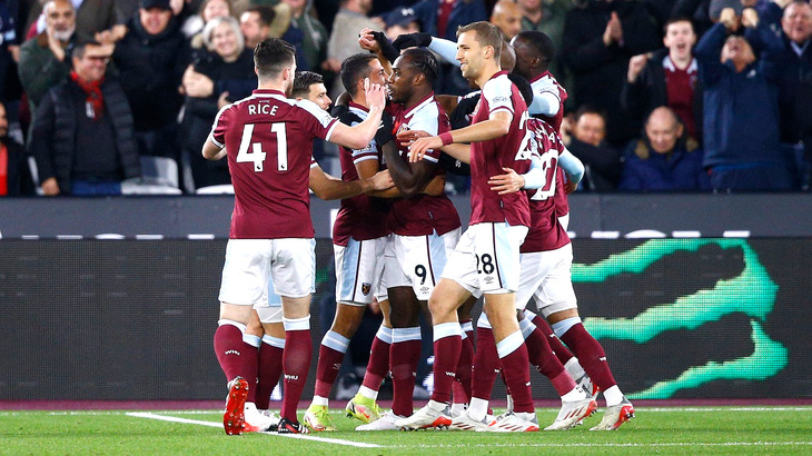 «Вест Хэм» идет на третьем месте