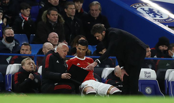 Майкл Каррик и Криштиану Роналду