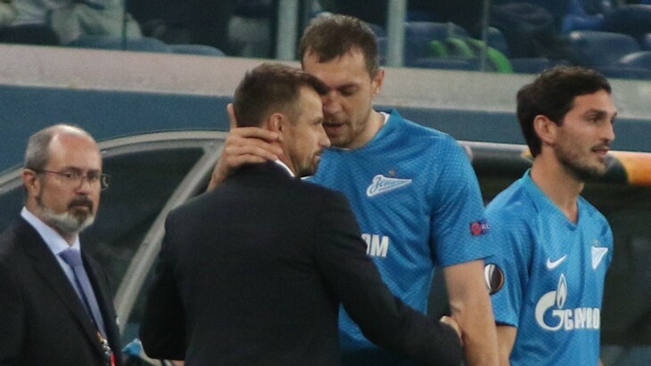 Сергей Семак и Артем Дзюба