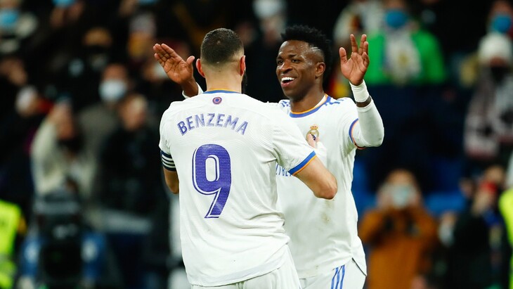 Карим Бензема и Винисиус Жуниор