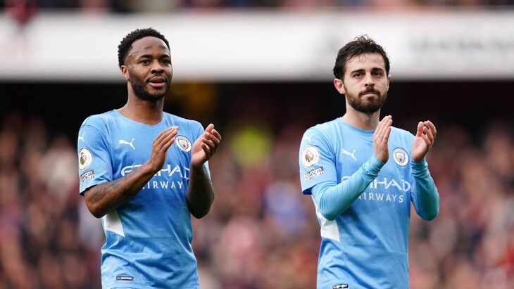 Рахим Стерлинг и Бернарду Силва