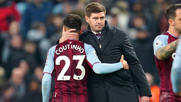 Фелипе Коутиньо и Стивен Джеррард