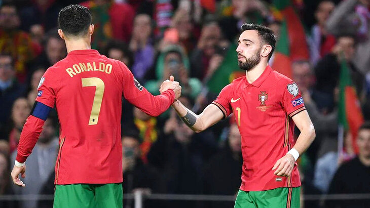 Криштиану Роналду и Бруну Фернандеш