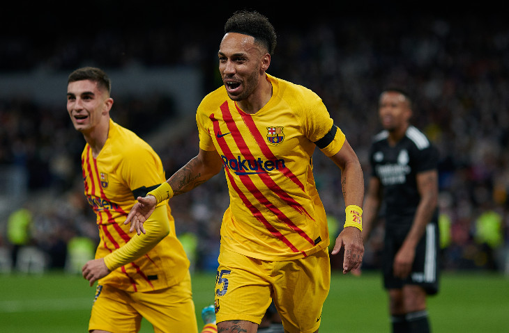 Обамеянг вписался в «Барселону»