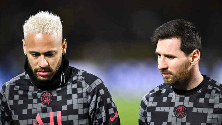 Неймар и Лионель Месси