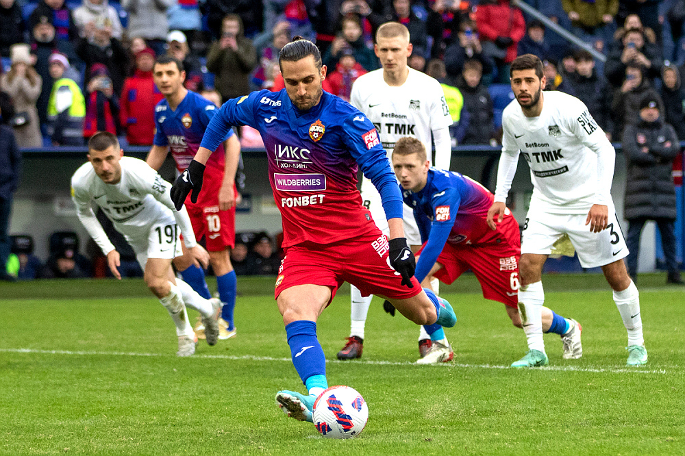 ЦСКА — «Урал» 2:2