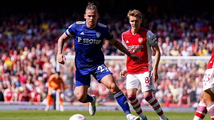 Фрагмент матча «Арсенал» — «Лидс»