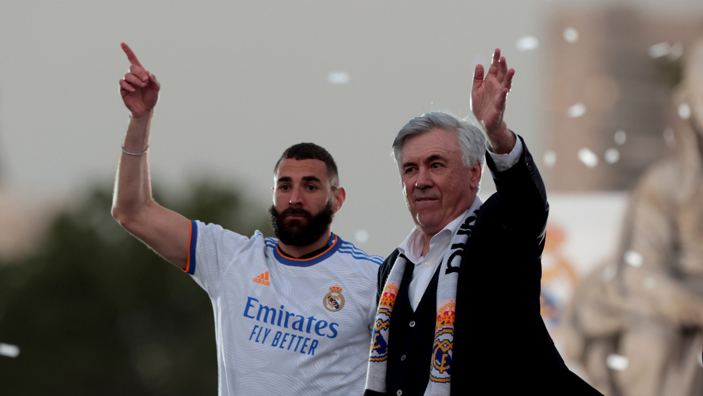 Карим Бензема и Карло Анчелотти