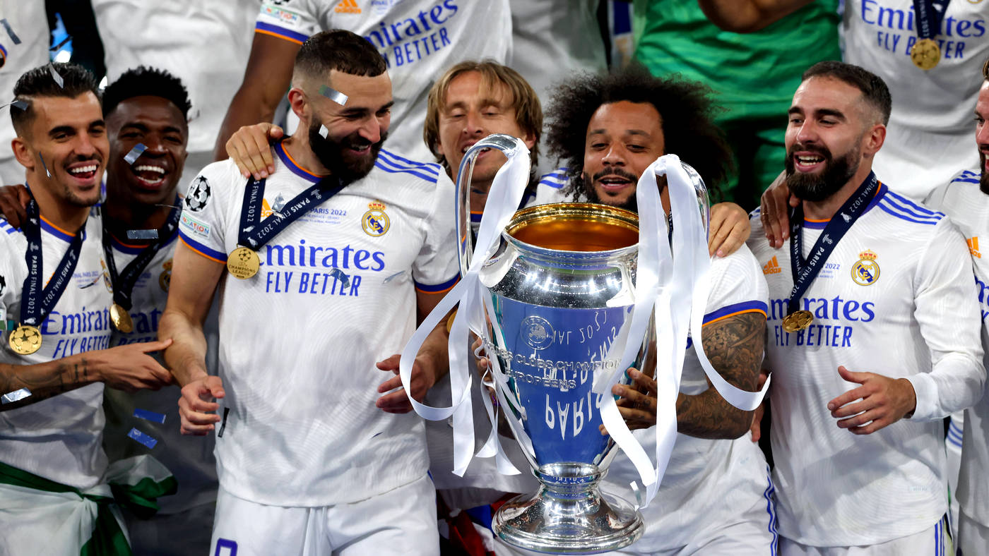 Через мгновение Марсело поднимет над головой кубок Лиги чемпионов 