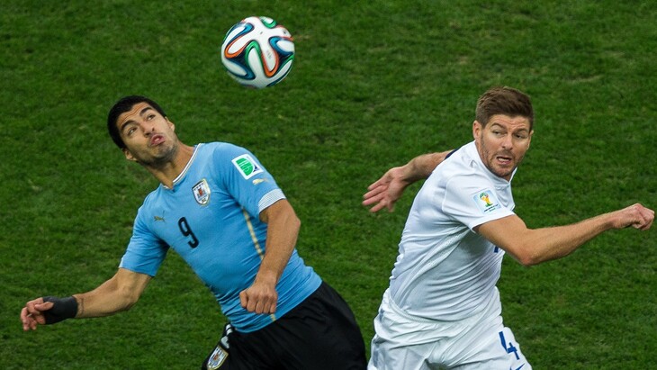 Луис Суарес и Стивен Джеррард