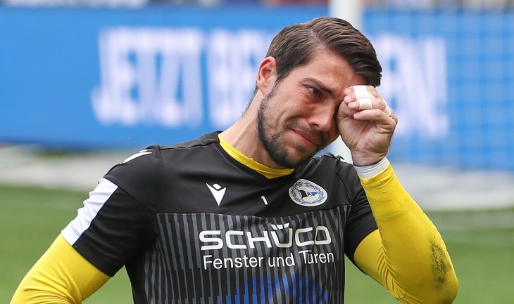 Вратарь «Арминии» после ничьей с «Лейпцигом» в последнем туре