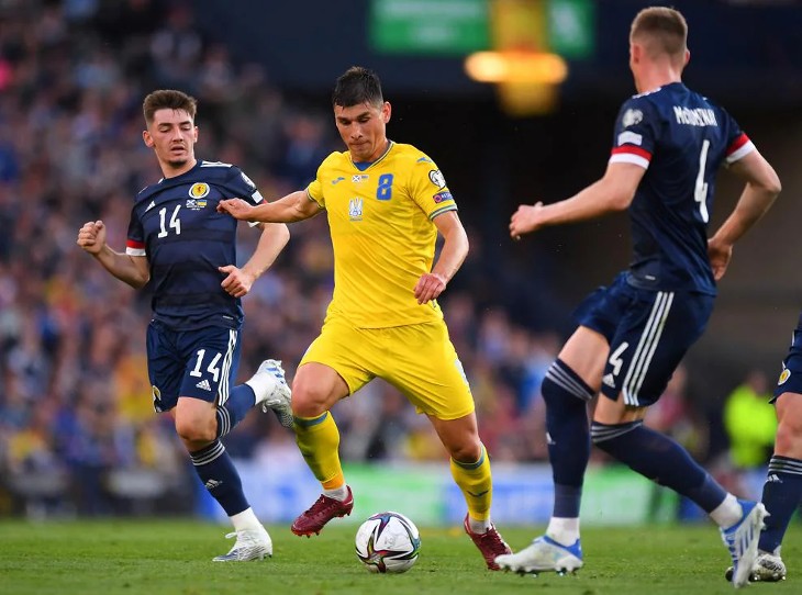 Шотландия — Украина
