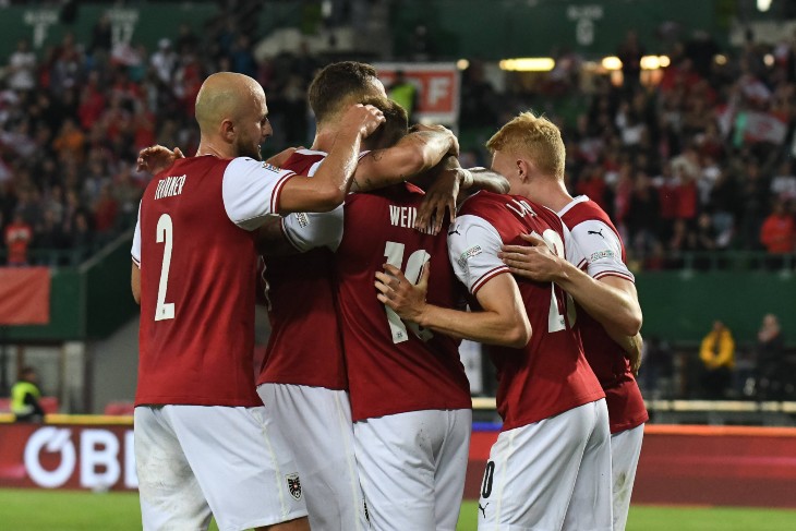 Игроки сборной Австрии