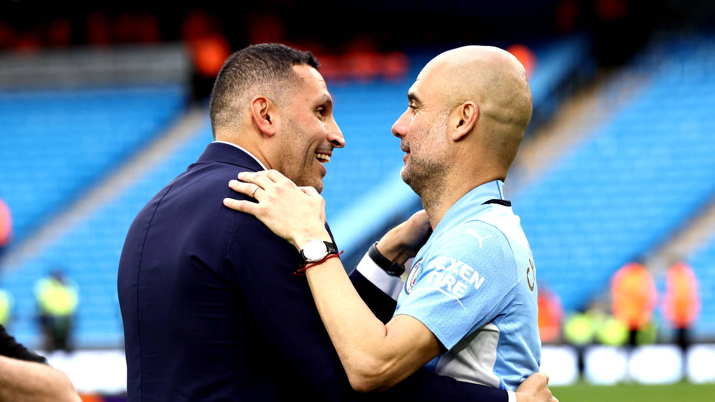 Халдун Аль Мубарак и Хосеп Гвардиола 