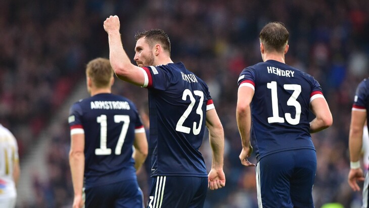 Футболисты сборной Шотландии