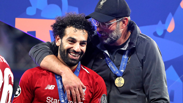 Мохамед Салах и Юрген Клопп