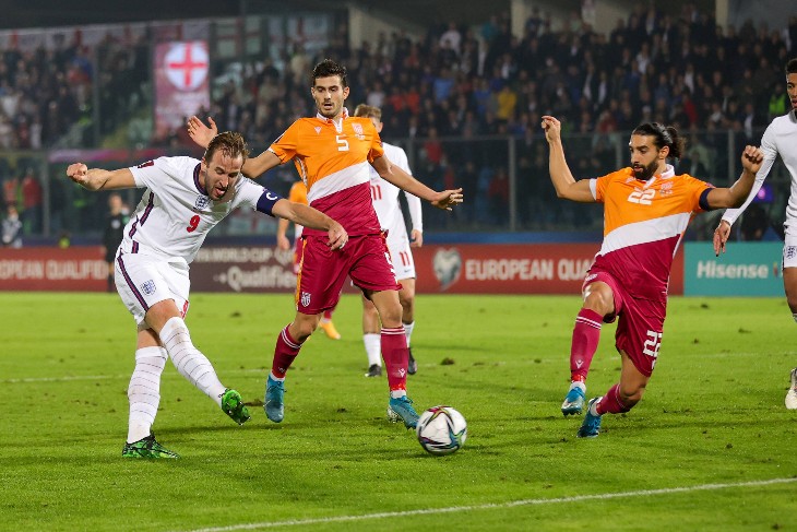 Фрагмент матча Сан-Марино — Англия