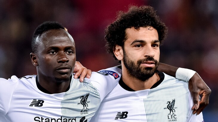 Садио Мане и Мохамед Салах