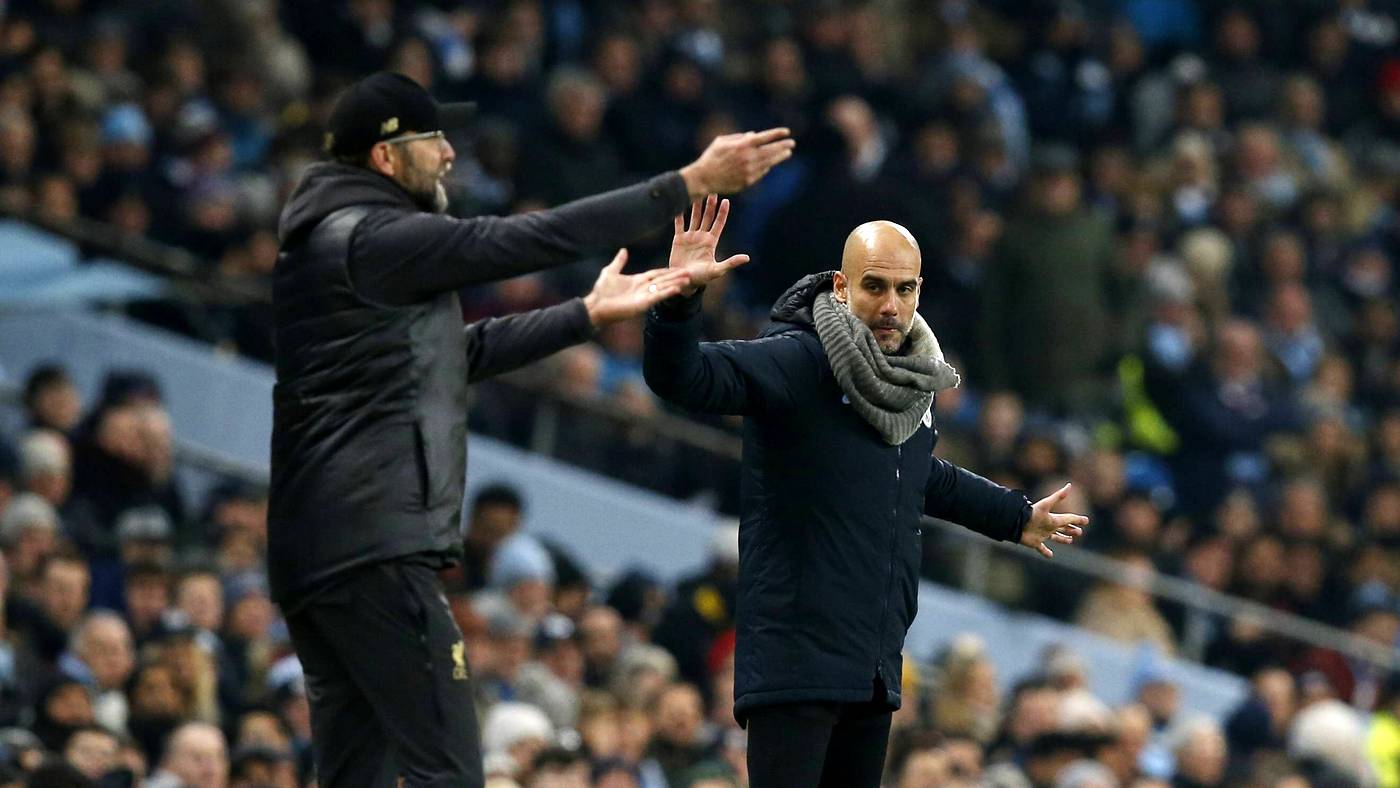 Юрген Клопп и Хосеп Гвардиола