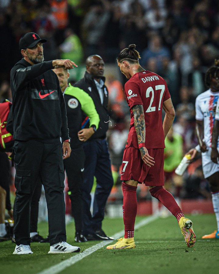 Юрген Клопп и Дарвин Нуньес