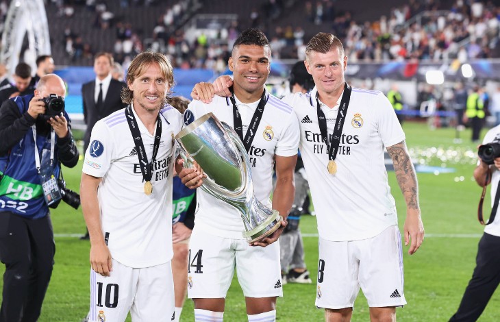 Каземиро, Лука Модрич и Тони Кроос